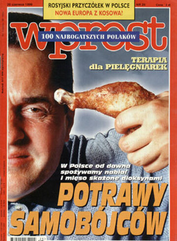 Okładka tygodnika WPROST: 25/1999